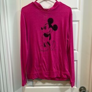 Pink Mickey Mouse Hoodie